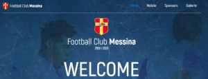 sito internet ufficiale fc messina football club calcio squadra giallorossa 2019 2020 serie D girone I