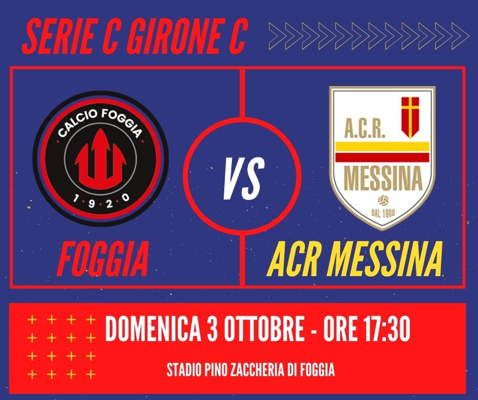 Telecronaca diretta TV Foggia Messina streaming video partita ACR 3 ottobre 2021 serie C girone C